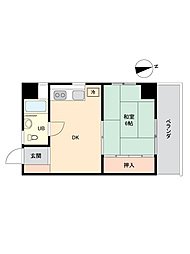 間取図画像 1DK