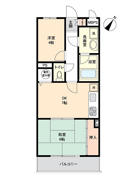 間取りを拡大表示