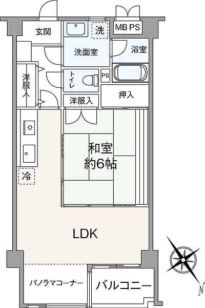 間取りを拡大表示