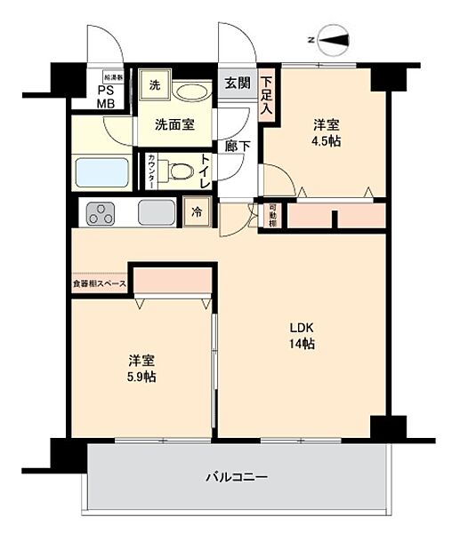 間取りを拡大表示