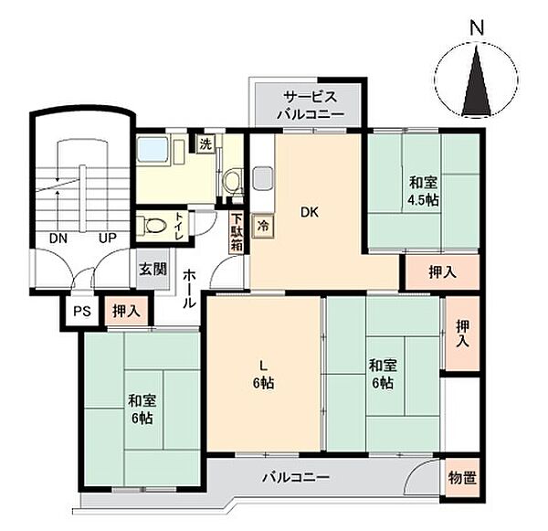間取りを拡大表示