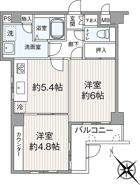 間取りを拡大表示