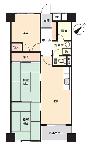 間取りを拡大表示