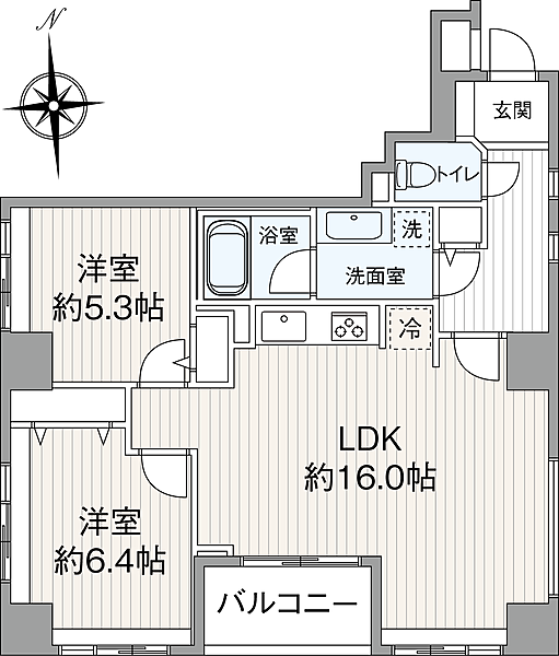 間取りを拡大表示