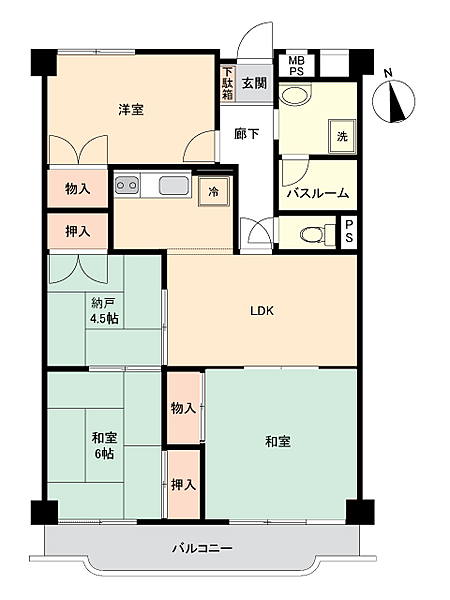 間取りを拡大表示