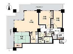 トップワン四国 3LDKの間取図画像