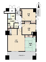 コア本町 3LDKの間取図画像