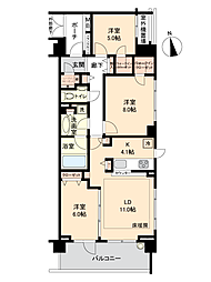 フォルム葉山 3LDKの間取図画像