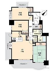 ザ・ステイツ朝霞台フォレストヒルズ 3LDKの間取図画像
