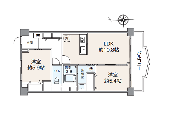 間取りを拡大表示