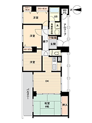 ワコーレ青梅2 3LDKの間取図画像