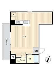 メゾーネ山下町 ワンルームの間取図画像
