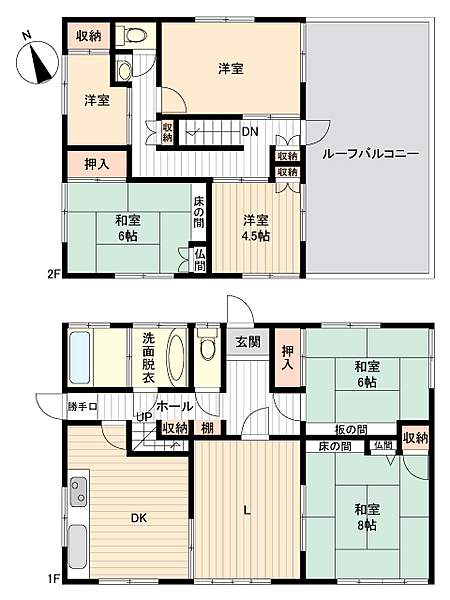 間取りを拡大表示