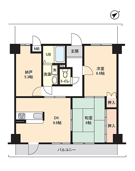 間取りを拡大表示