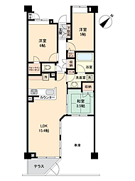 グランノエル鵠沼海岸 3LDKの間取図画像