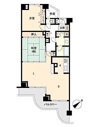 クリオ伊東壱番館 2LDKの間取図画像