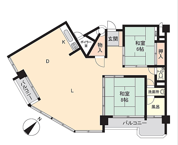 間取りを拡大表示