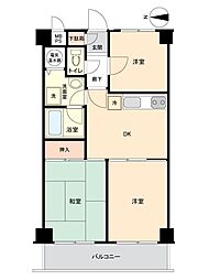 サンピア杉田 2SDKの間取図画像