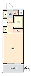 TOP志村No1 ワンルームの間取図画像
