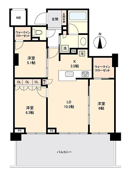 間取りを拡大表示