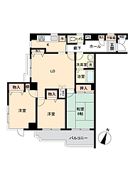 ブリリアンス青梅 3LDKの間取図画像