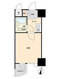 ライオンズマンション丸の内第5 1Kの間取図画像
