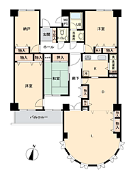 ライオンズマンション須磨妙法寺 3SLDKの間取図画像