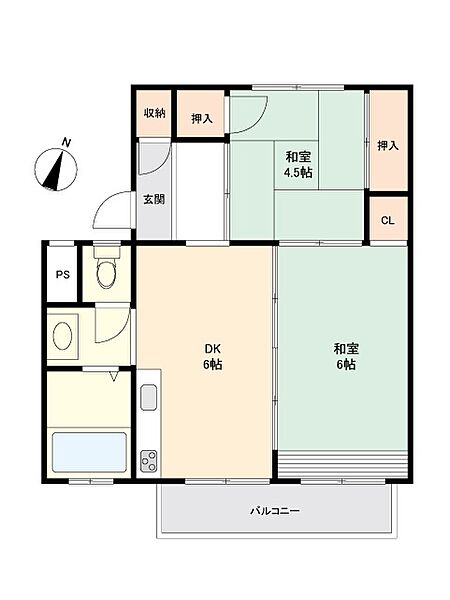 間取りを拡大表示