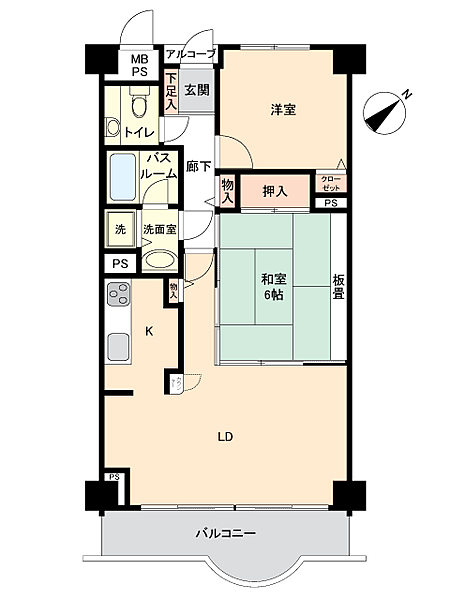 間取りを拡大表示