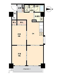 ウィンザーハイム西川口 3DKの間取図画像