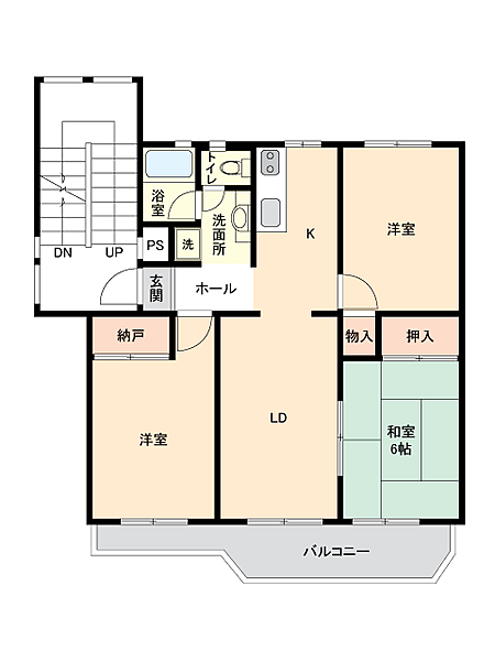 間取りを拡大表示