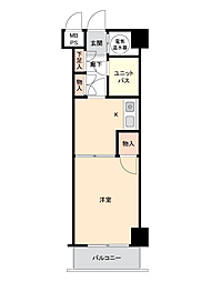 ライオンズマンション駒込六義園 1Kの間取図画像