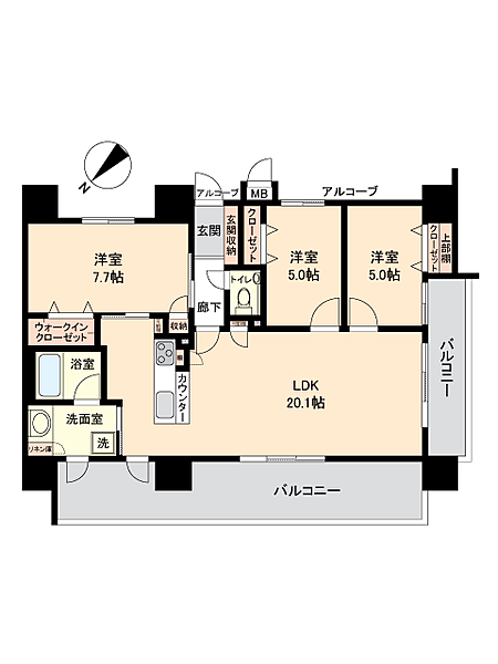 間取りを拡大表示