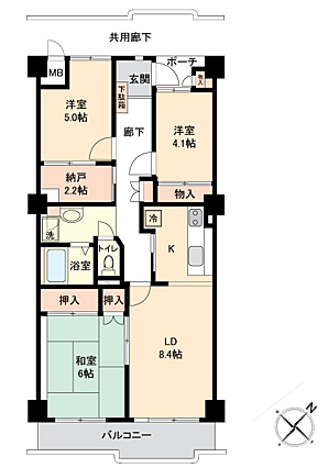 間取りを拡大表示