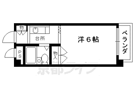 京都府京都市上京区烏丸通上御霊前上る内構町（賃貸マンション1K・3階・16.00㎡） その2