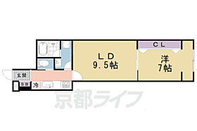 京都府京都市下京区万寿寺通富小路西入本上神明町（賃貸マンション1LDK・2階・39.45㎡） その2