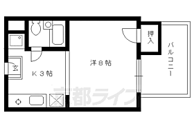 京都府京都市上京区中筋通千本東入中宮町（賃貸マンション1K・4階・22.02㎡） その2