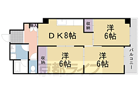 京都府京都市上京区今出川通油小路西入飛鳥井町（賃貸マンション3LDK・6階・60.00㎡） その2