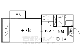 グリーンボロウ 210 ｜ 京都府京都市東山区今熊野剣宮町（賃貸アパート1DK・2階・25.00㎡） その2