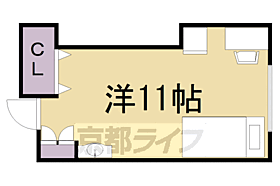 カーサミーア北白川 5 ｜ 京都府京都市左京区北白川山田町（賃貸マンション1R・2階・17.37㎡） その2