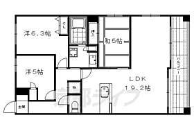 京都府京都市中京区東堀川通三条下る橋浦町（賃貸マンション3LDK・14階・80.57㎡） その2