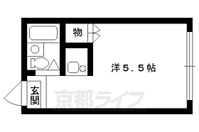 京都府京都市北区小山下総町（賃貸マンション1K・4階・15.26㎡） その2