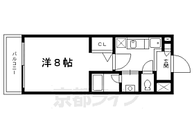 ＧＡＴＯ　Ｄ．Ｍ　北山 408 ｜ 京都府京都市左京区下鴨前萩町5（賃貸マンション1K・4階・23.45㎡） その2