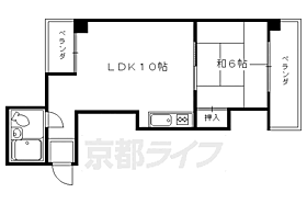 京都府京都市東山区新橋通東大路東入林下町（賃貸マンション1LDK・3階・34.00㎡） その2