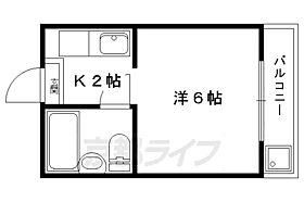 コーポよねだ 206 ｜ 京都府京都市左京区田中大久保町（賃貸マンション1K・2階・16.50㎡） その2