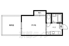 京都府京都市上京区中立売通室町西入花立町（賃貸アパート1K・1階・18.00㎡） その2