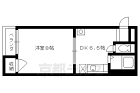 カーサ清明 206 ｜ 京都府京都市左京区田中古川町（賃貸マンション1DK・2階・28.00㎡） その2