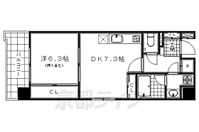 サルタル大和大路 205 ｜ 京都府京都市東山区大和大路通松原下る山崎町（賃貸マンション1DK・2階・33.29㎡） その2