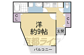 京都府京都市中京区西洞院通夷川下る薬師町（賃貸アパート1K・2階・29.65㎡） その2