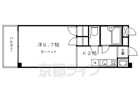 京都府京都市上京区出水通葭屋町西入元福大明神町（賃貸マンション1K・2階・20.00㎡） その2